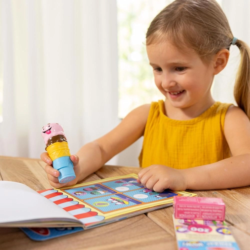 Ice Cream Activity Sticker Book Sticker Stamper 300 pcs