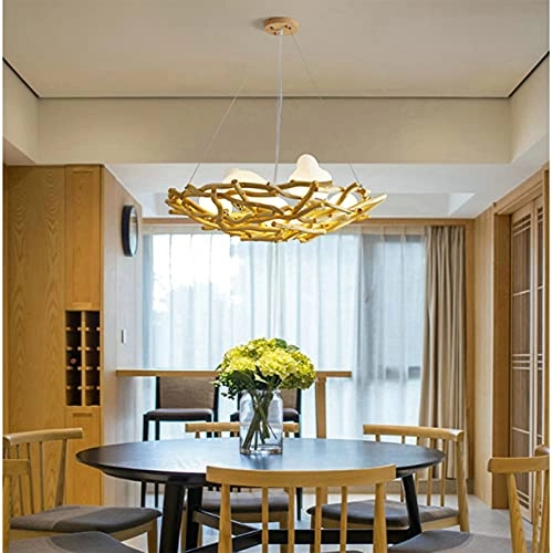 Bird Nest Decorated Chandelier