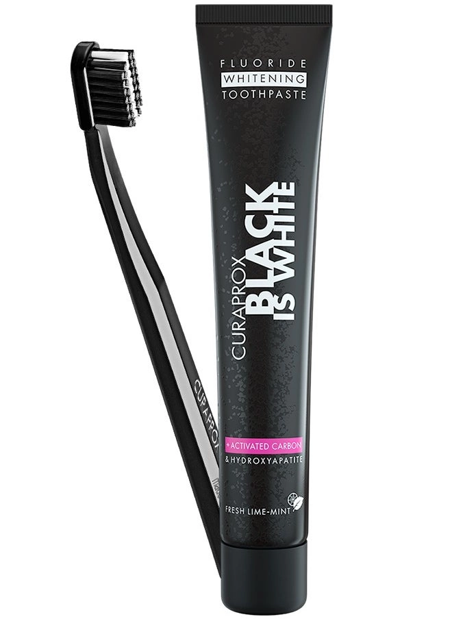 Curaprox Whitening Activated Charcoal Toothpaste Unisex 60 ml