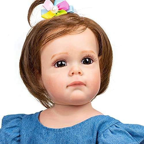 Maggi Reborn Baby Doll - 55 cm Silicone Hand rooted fiber hair