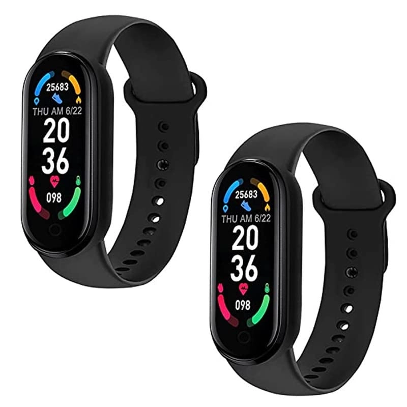 Neobee Traders M6 Smart Band - 1.1" TFT 80*160 Heart Rate