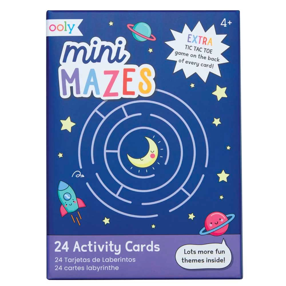 OOLY Mini Mazes Activity Cards - Suitable for 4 years and above 24pcs