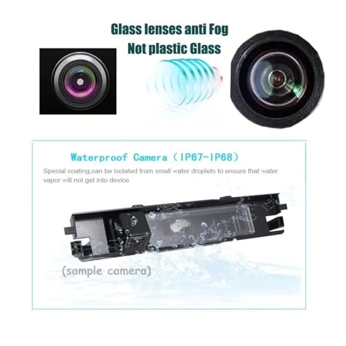 Reverse car rear view camera - Night vision Wired 720 x 540 pixels