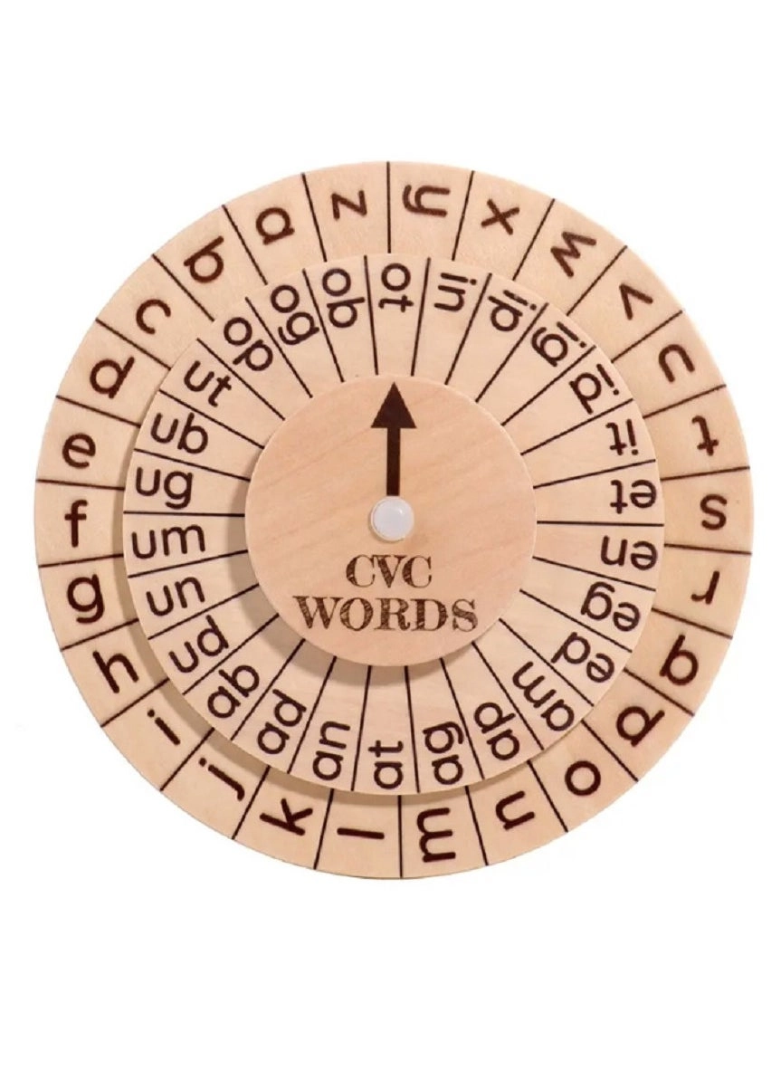 Phonics Flash Cards & Montessori Clock - 2+ Years