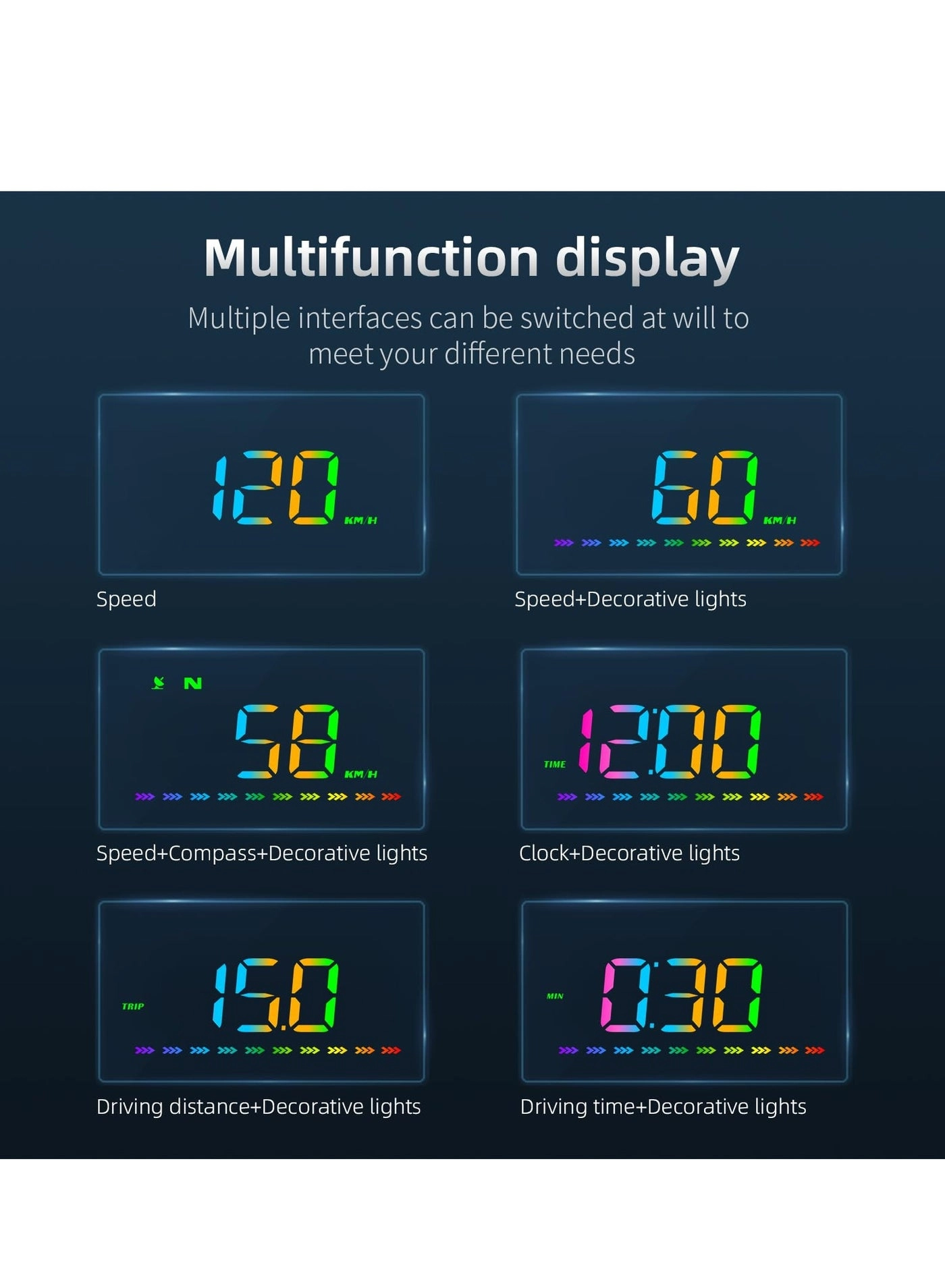 Windshield Heads Up Display