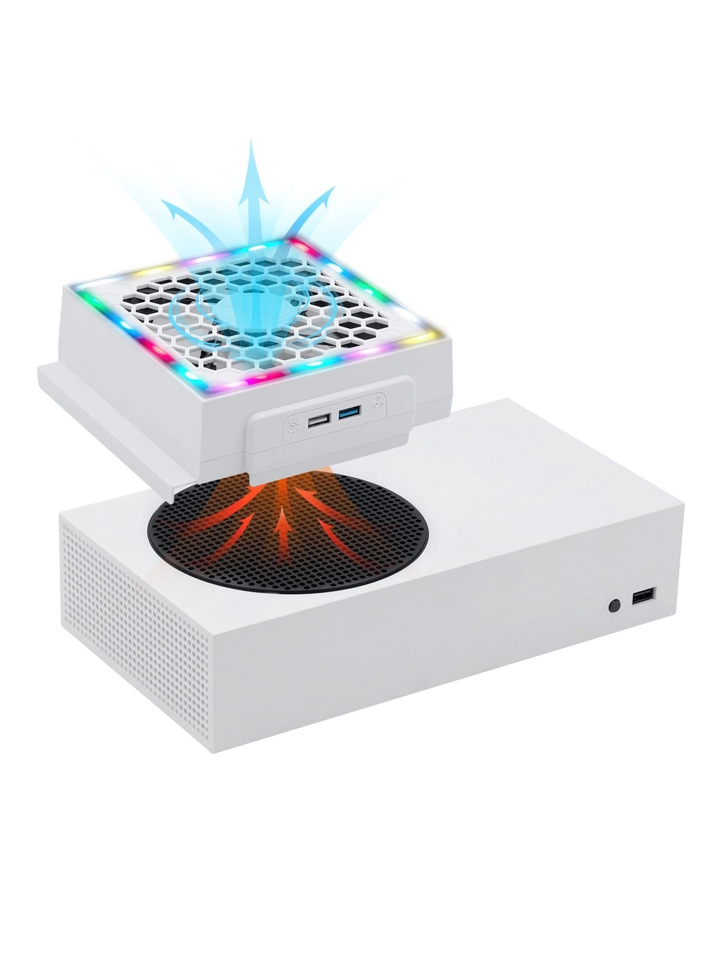 Loquat Cooling Fan Mount for Xbox Series S - Two fans