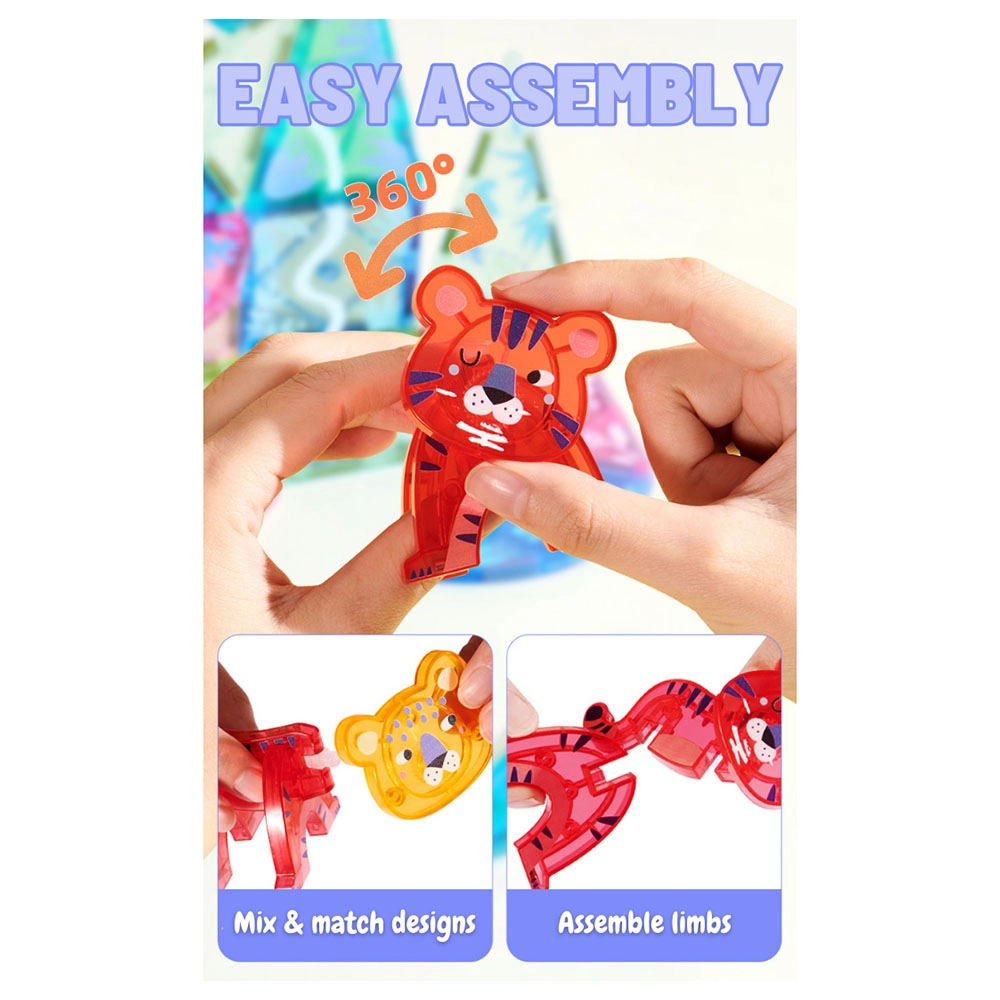 Animal Magnetic Tiles - Animals 40 pcs