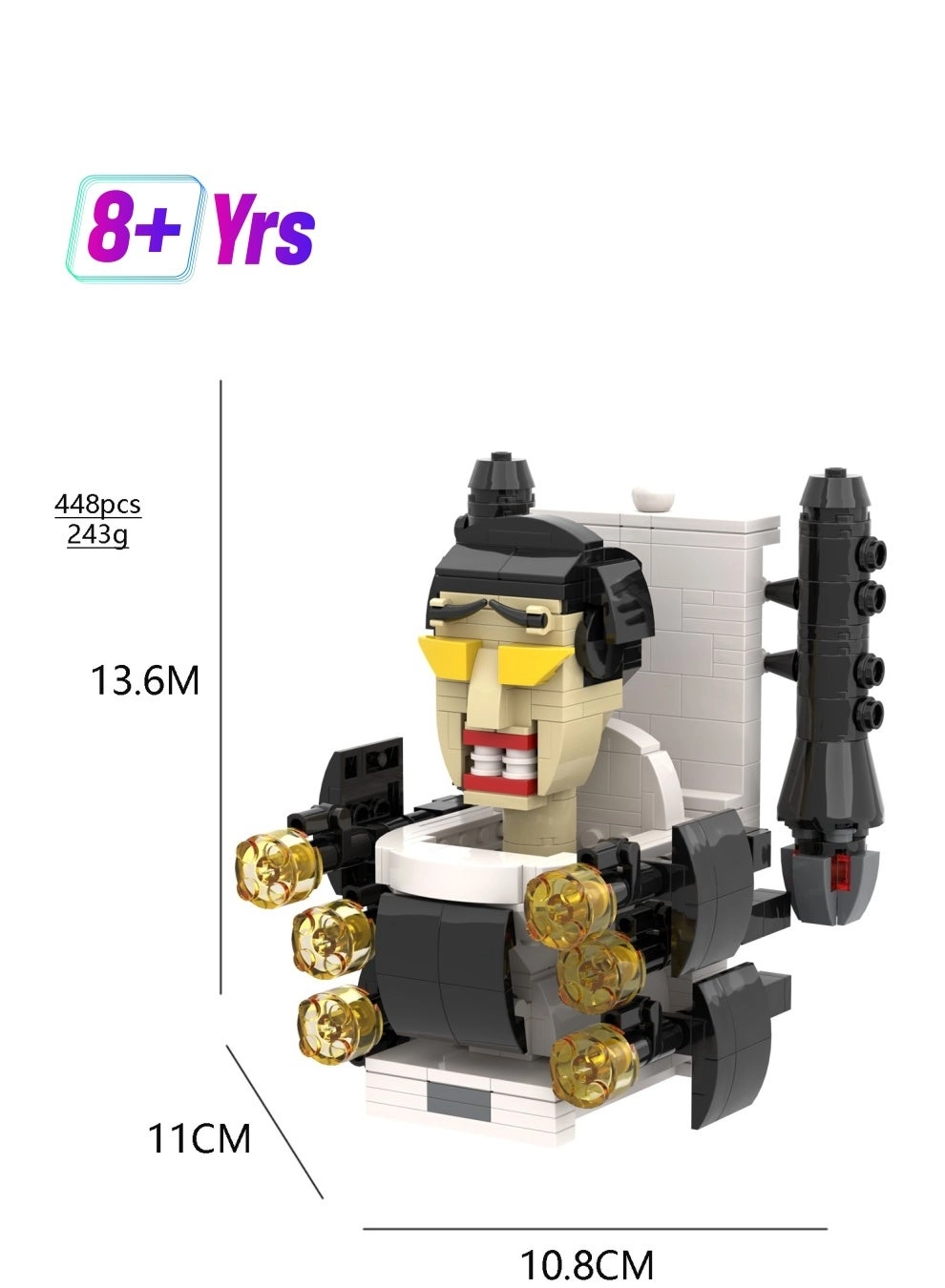 Y&D Man Toy Building Blocks - Fantasy 448 pcs