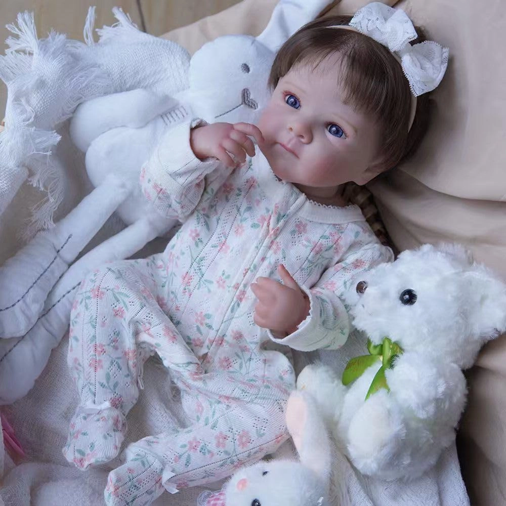 Reborn Baby Doll - 48 cm/18 inch Silicone Girl