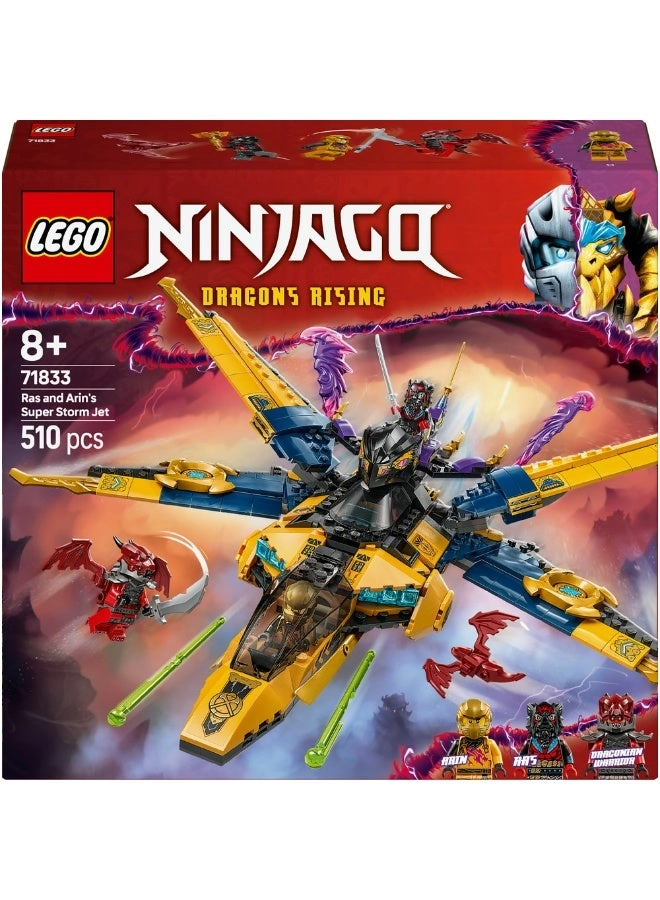 Ras and Arin’s Super Storm Jet - NINJAGO - Arin + Ras + Dragonian Warrior (6526908) 3 pcs