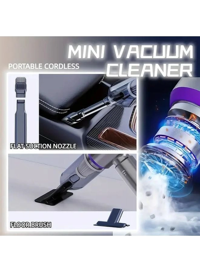 4-in-1 Wireless Handheld Vacuum Cleaner - 2000mAh