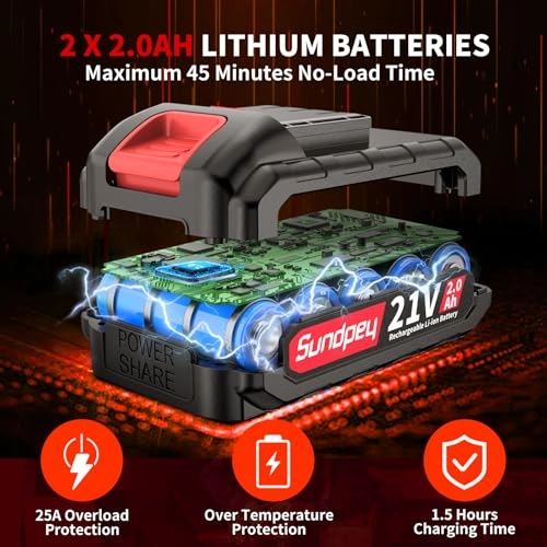 Cordless Drill - 2000 mAh