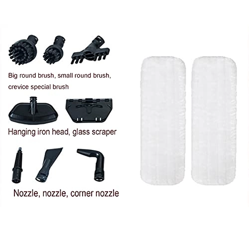 Handheld Steam Mop Cleaner - Silver 1 Mop Pad Flat mop