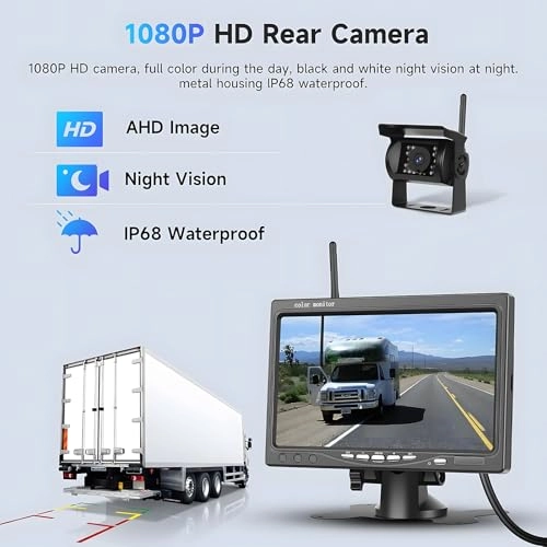 Reversing Camera Kit - Night Vision Wireless 1080P