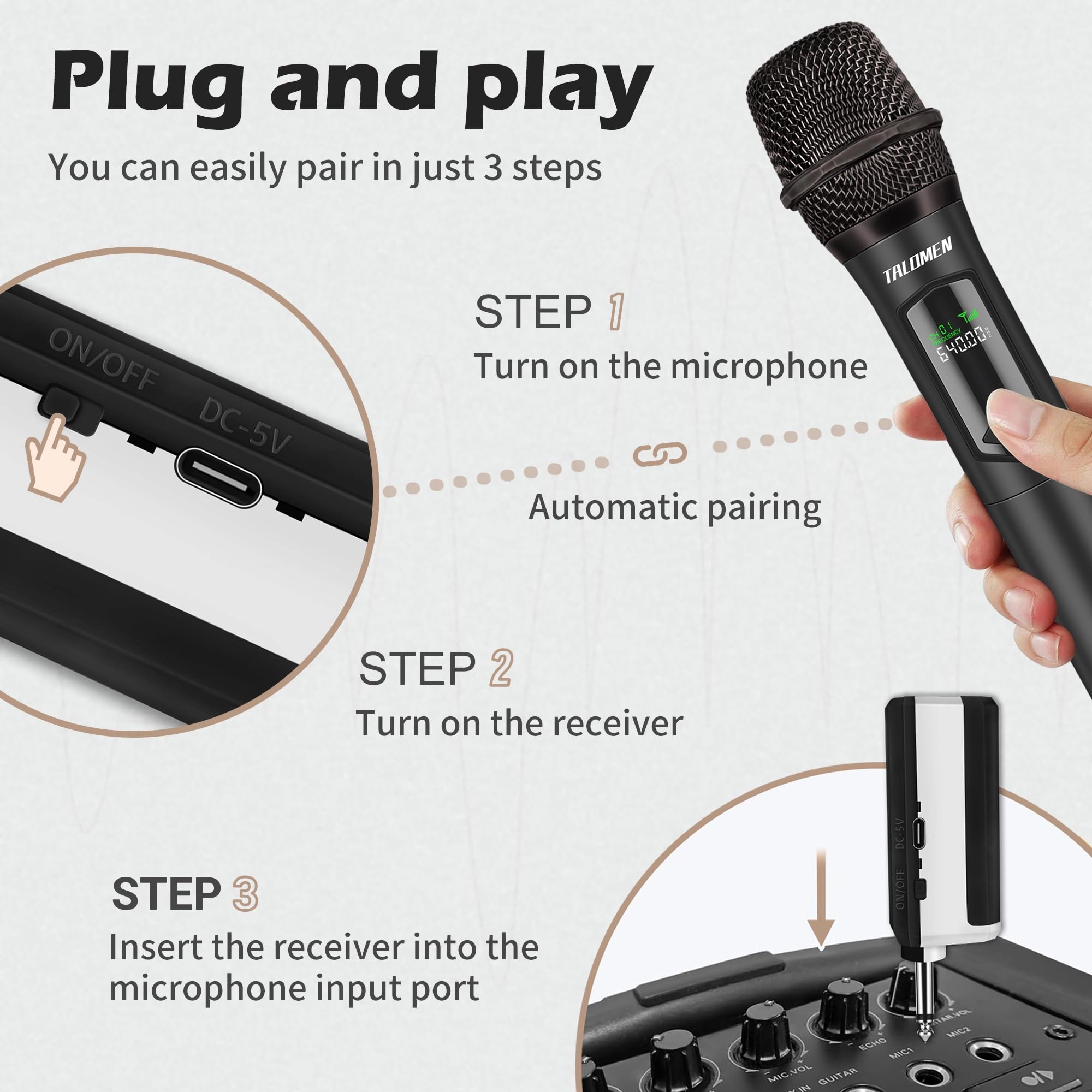 K60 - 2 x handheld wireless microphone