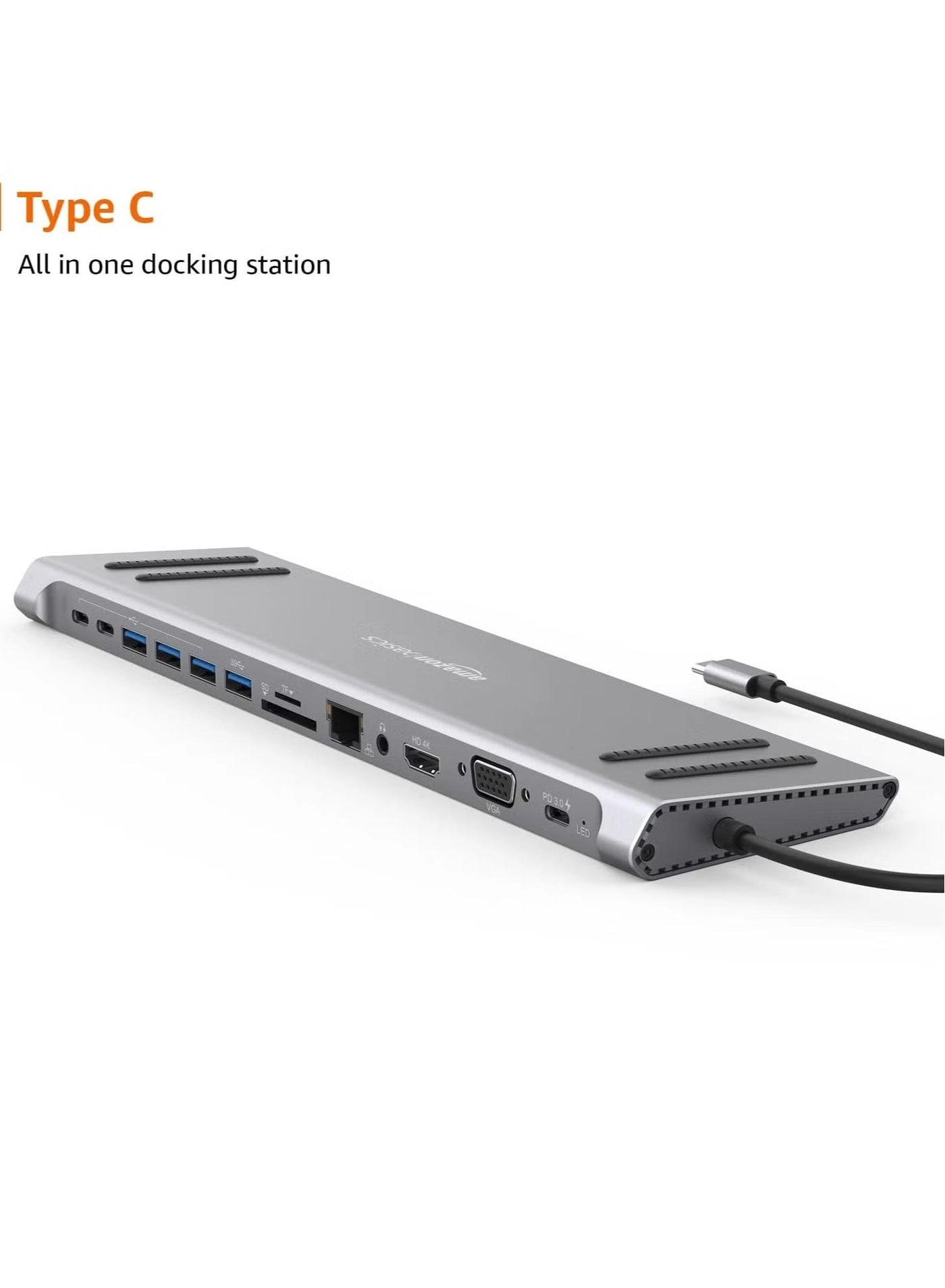 USB C Multi function Docking Station - USB C MacBook/Pro/Air, iPad,Samsung Galaxy