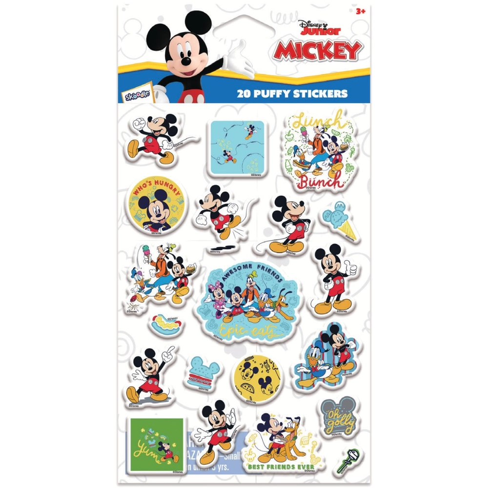 Disney Mickey Sticker Book 3D Puffy 20 pcs