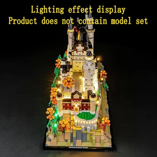 LED Light Kit - Plastic Neuschwanstein Castle 1 4.5-5V for LEGO Neuschwanstein Castle 21063