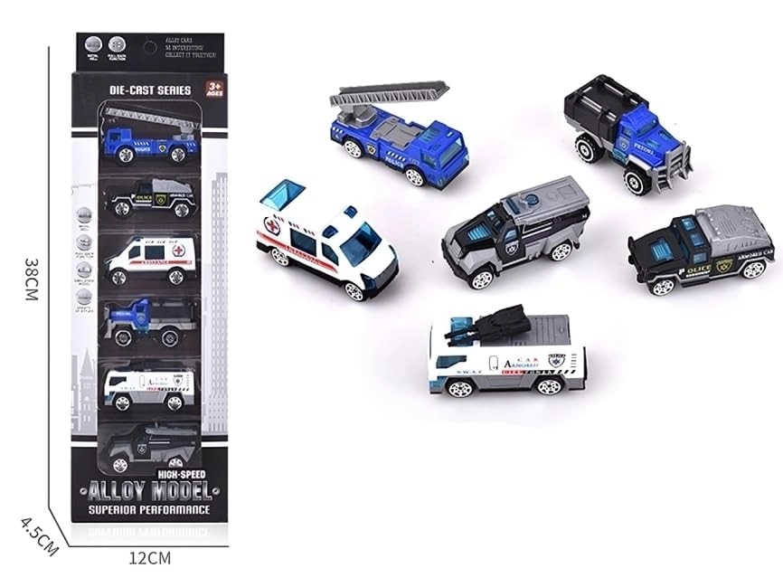 Vintage Car Set - 6 pcs