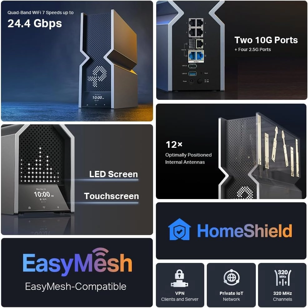 BE900 - 24.4 Gbps Wi-Fi 7