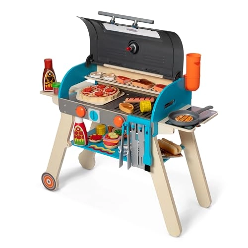Deluxe Grill & Pizza Oven Play Set - 40 pcs (MD30608)