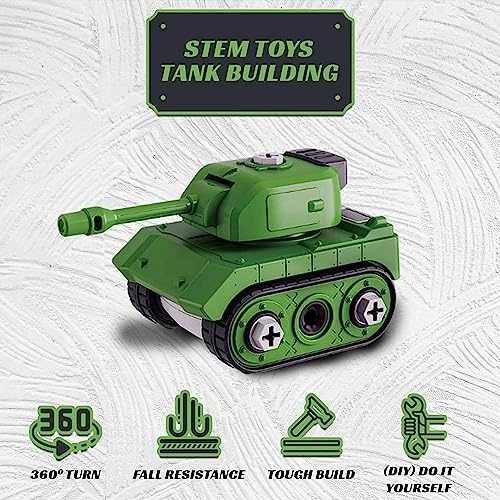 Take Apart Toys Tank - 3 years and up