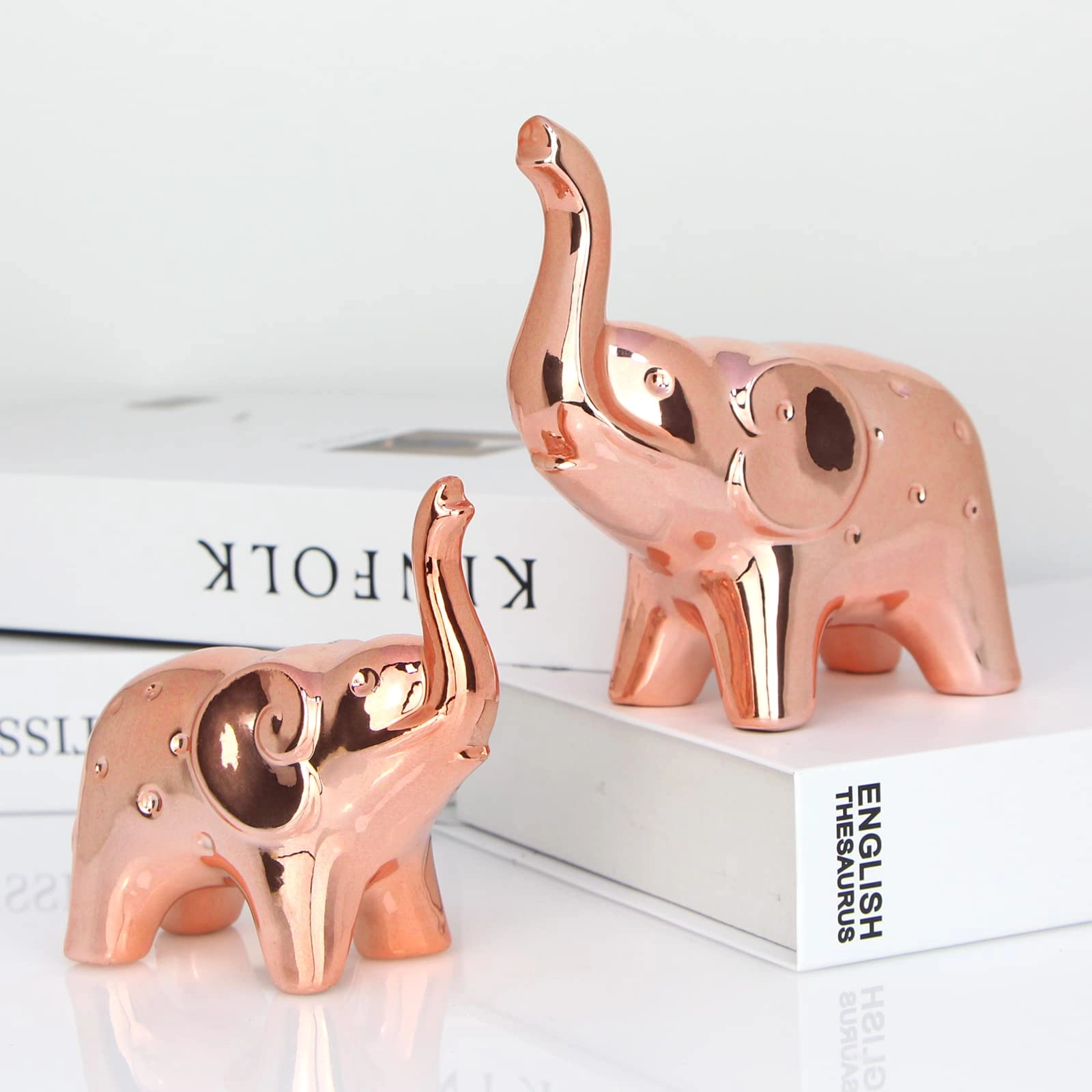 Elephant Statue - Ceramic , Resin