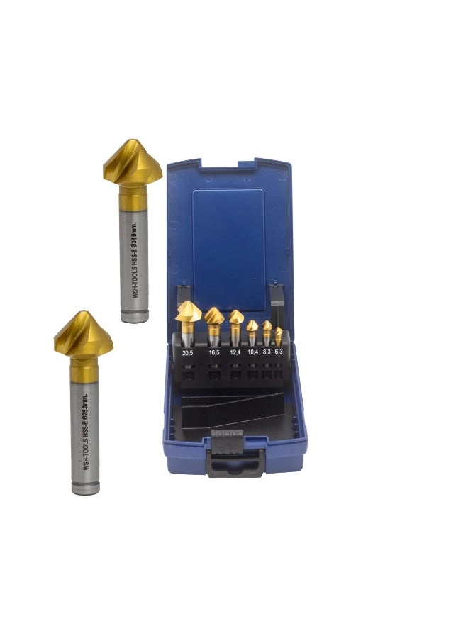 HSS-E Co5 90° DIN 335C - Carbon Steel 8 6,3 - 31mm