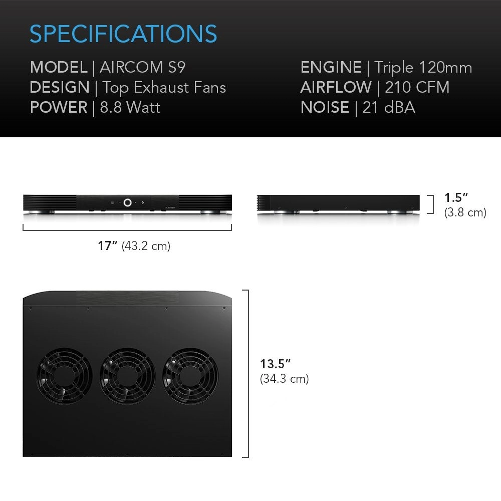 AIRCOM S9 - three fan(s)