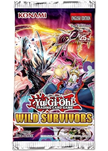 Yu-Gi-Oh! Wild Survivors Sleeved Booster Pack - 7pcs English 4pcs