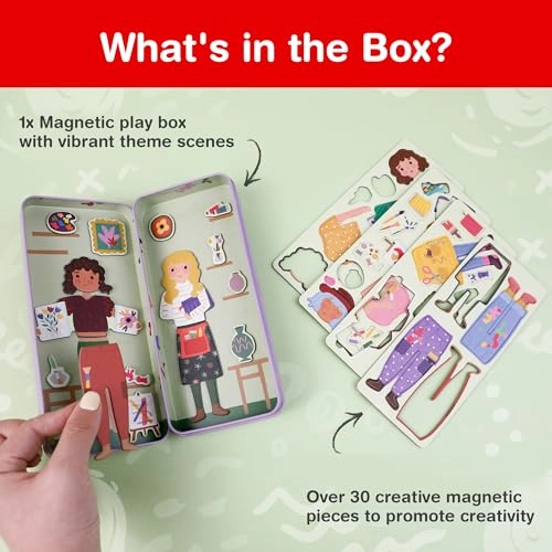 Magnetic Puzzle Box Artist - 3 years+ 30 pieces