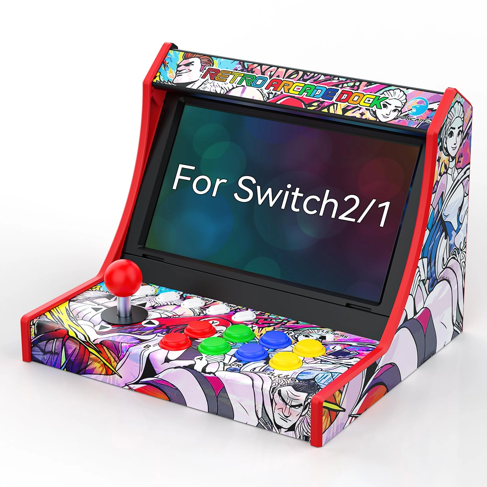 Retro Arcade Stick - Neon Switch 2/OLED/Switch