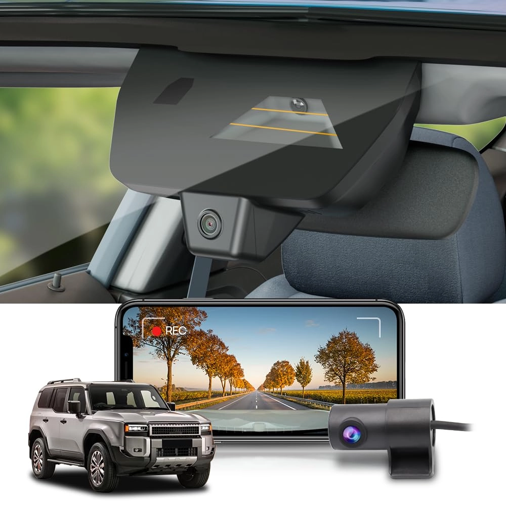Dongguan Daozhi Electronic Technology Co.,Ltd 4K Front and 1080P Rear - 2160P X 1080P for Toyota Prado 2024-2025 J250 (15th Gen)
