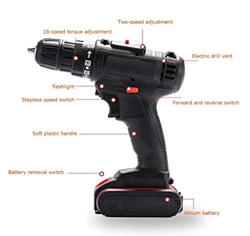 Electric Drill - 48V 1500mAh 2 batteries