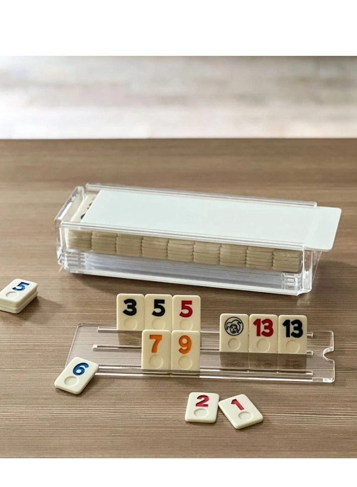 Rummikub - 106 Tiles 4 Racks Red Lid