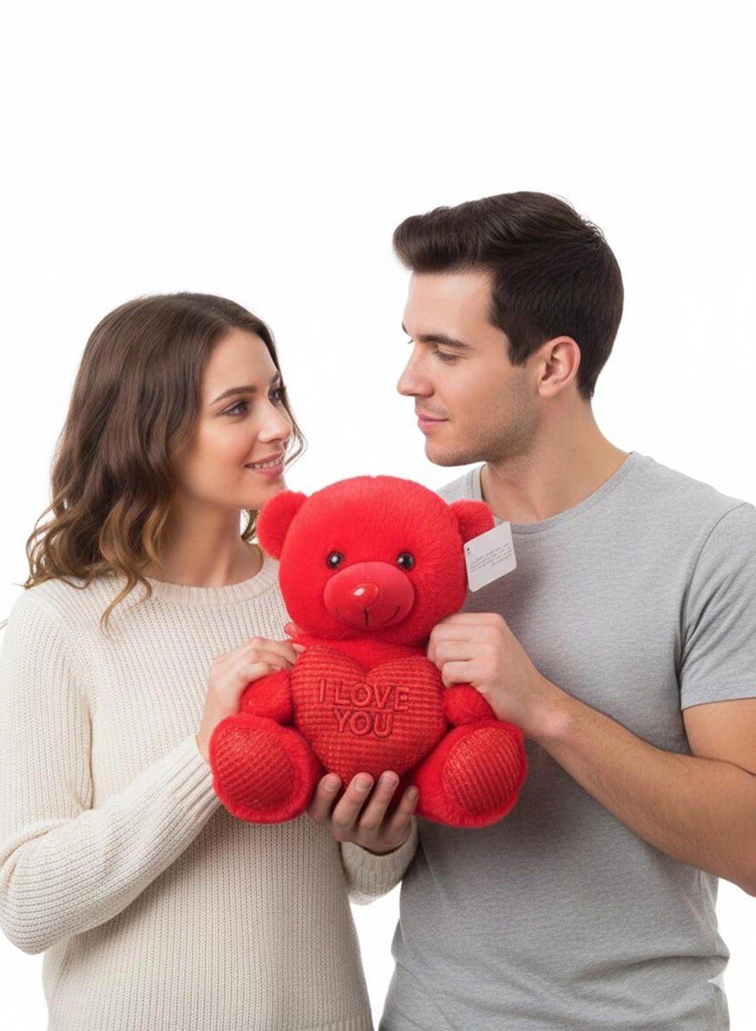 Teddy Bear I Love You Heart - 25 cm