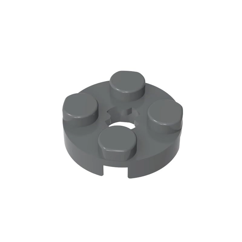GDS-609 Plate Round 2x2 with Axle Hole Type 1 - 50pcs