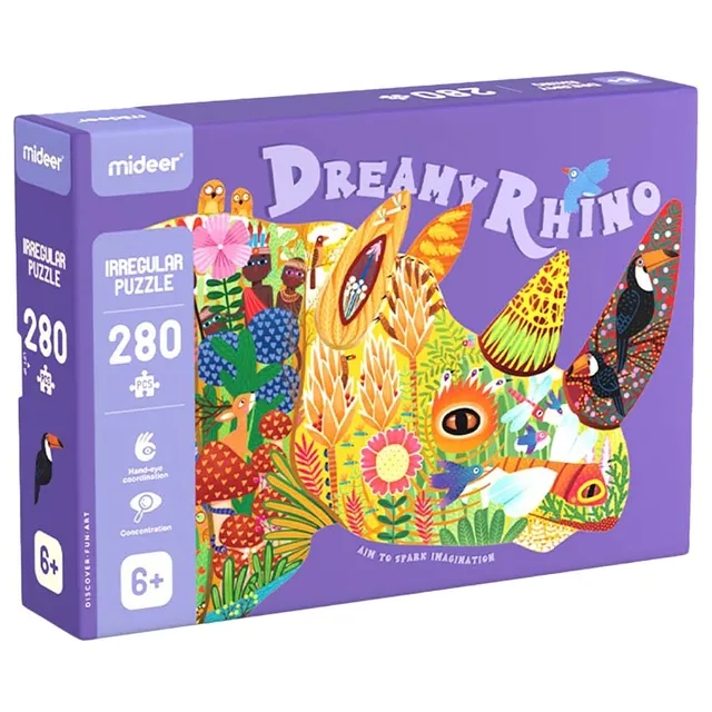 Dreamy Rhino Puzzle (TOP-MD3171) - 280 pcs