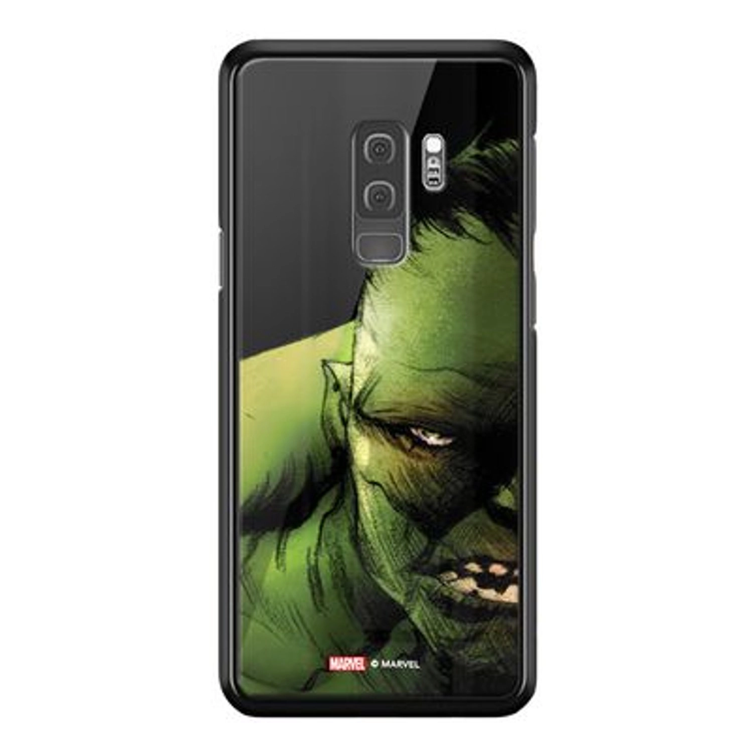 Hulk Half Profile Face Back Case for Galaxy S9 Plus