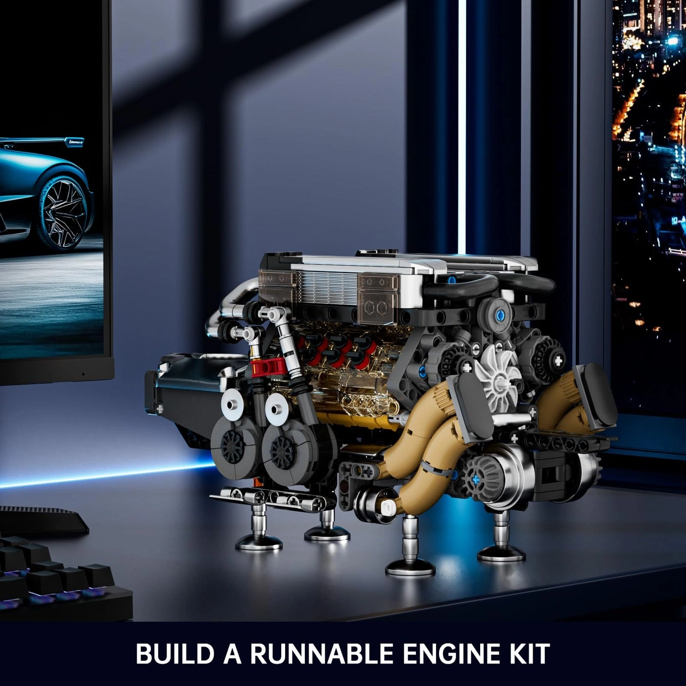 W16 Engine Kit Physical Science - 14 years+ 952 pieces