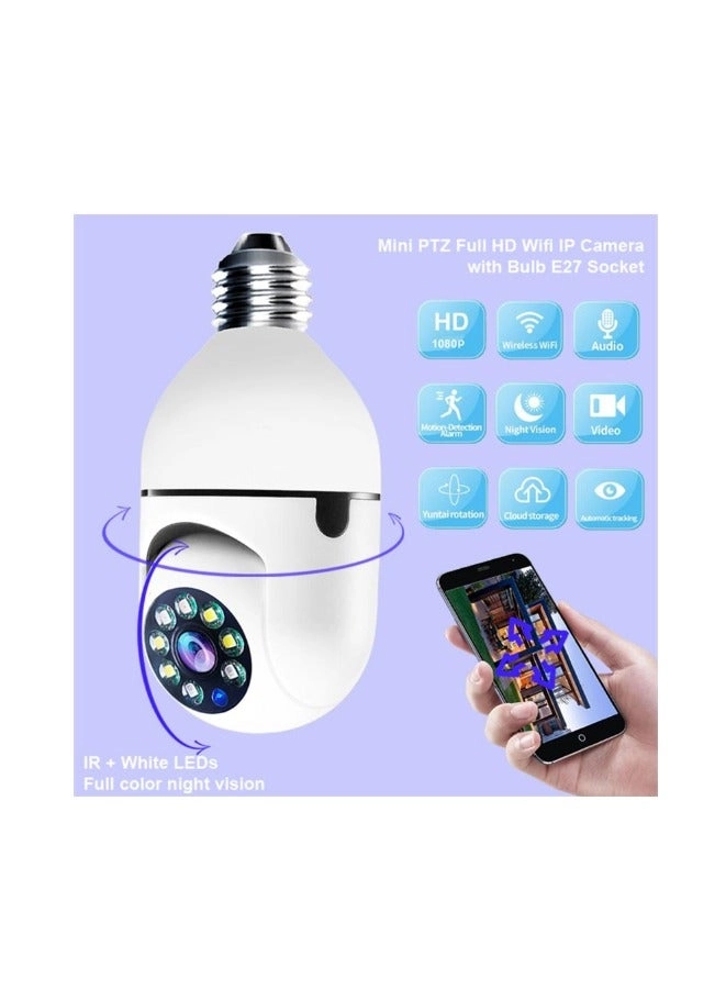 Bulb Lamp Camera 1080P