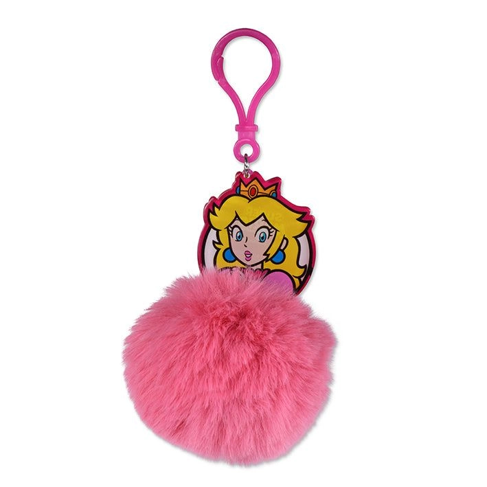PYRAMID Princess Peach Pom Pom Keychain - Super Mario