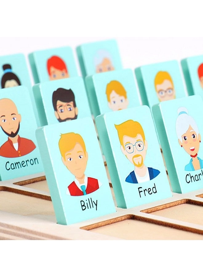 Guess Game Wooden Board Who Am i - 3+ Year Old