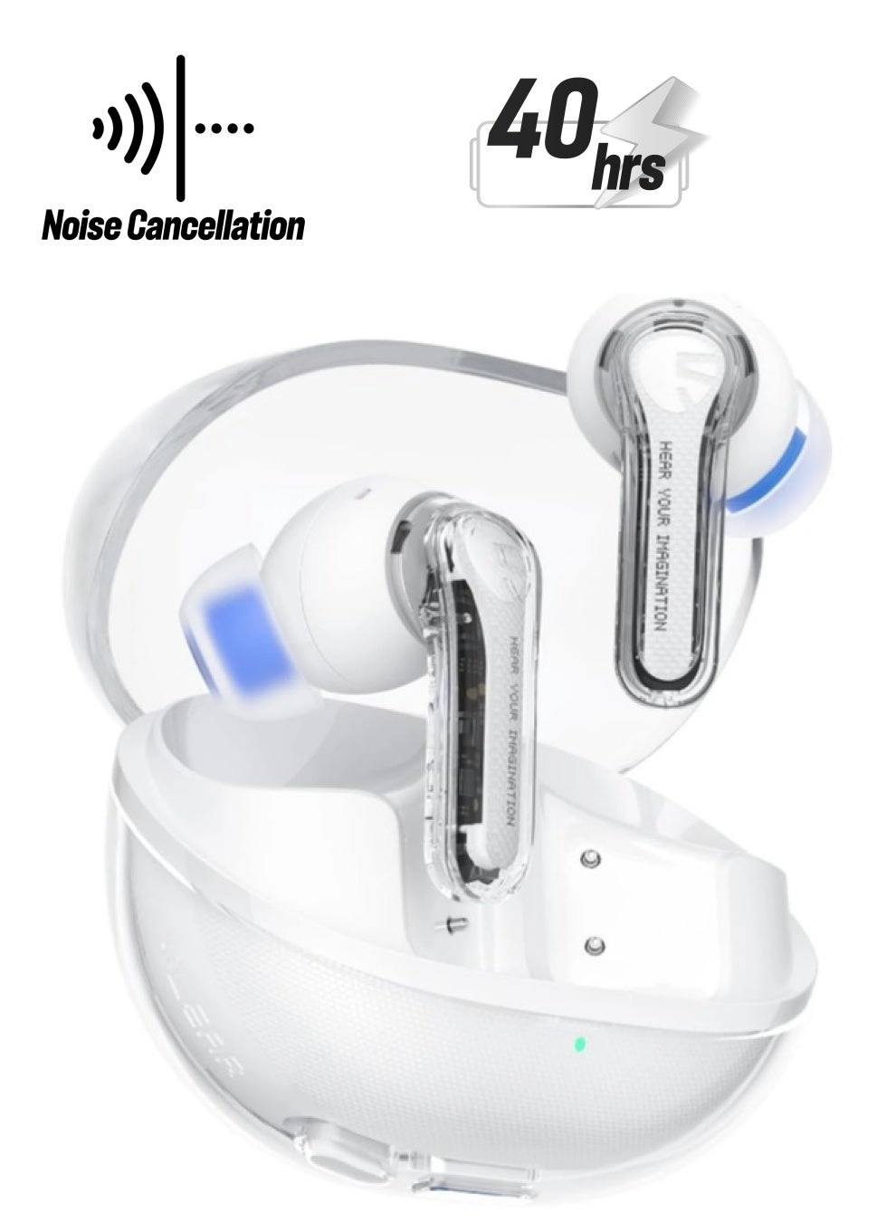 Clear Wireless Earbud