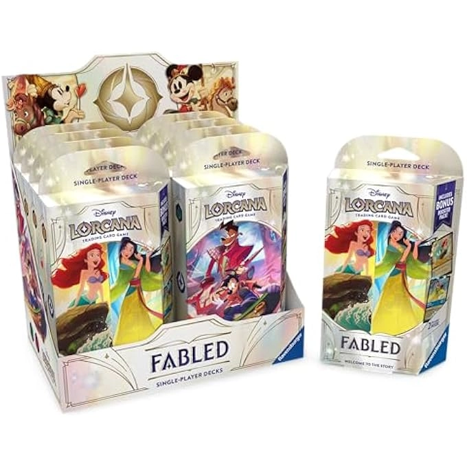 Disney Lorcana TCG: Fabled - Single-Player Deck - English 60pcs