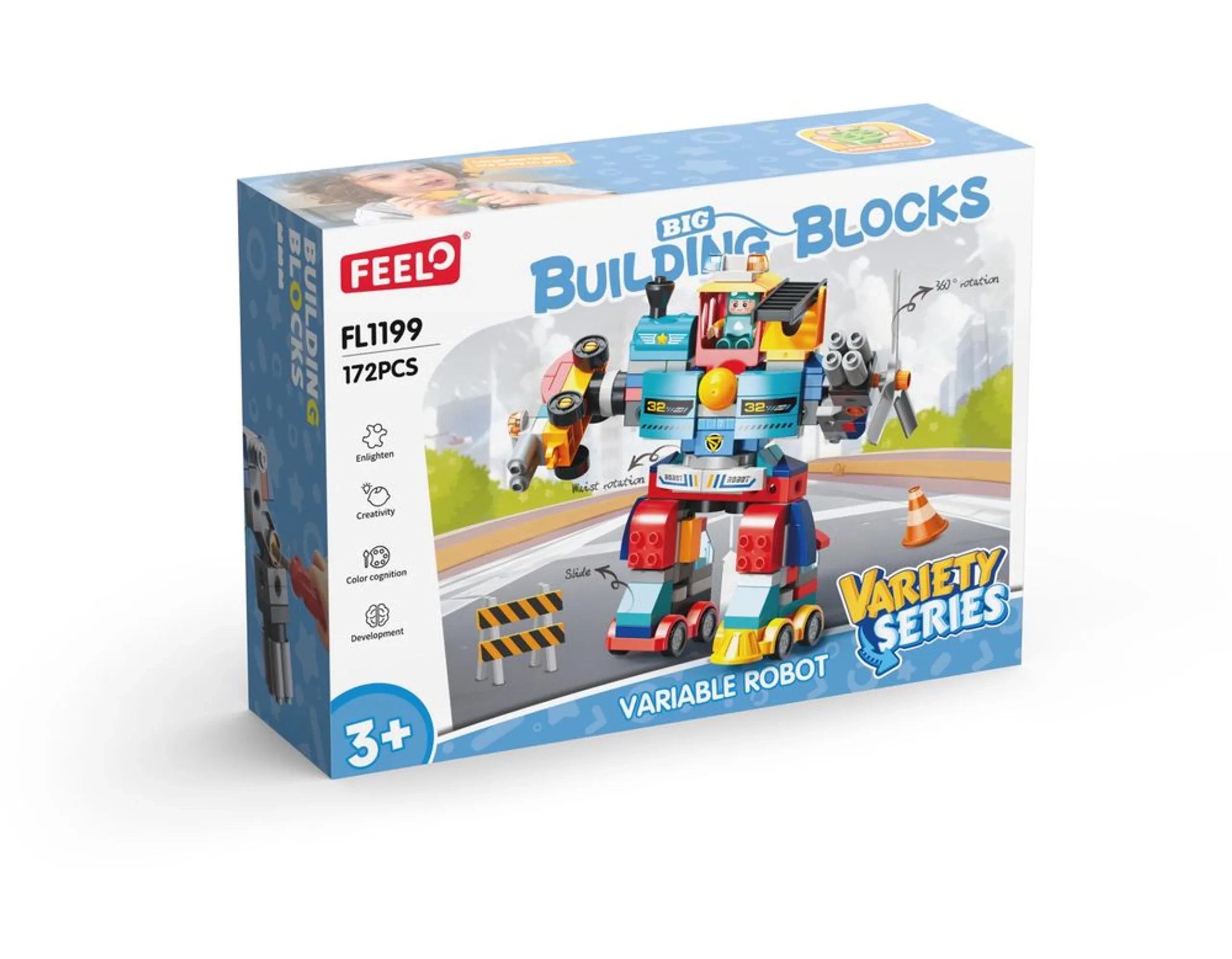 FEELO Variable Robot - City Guard 172pcs