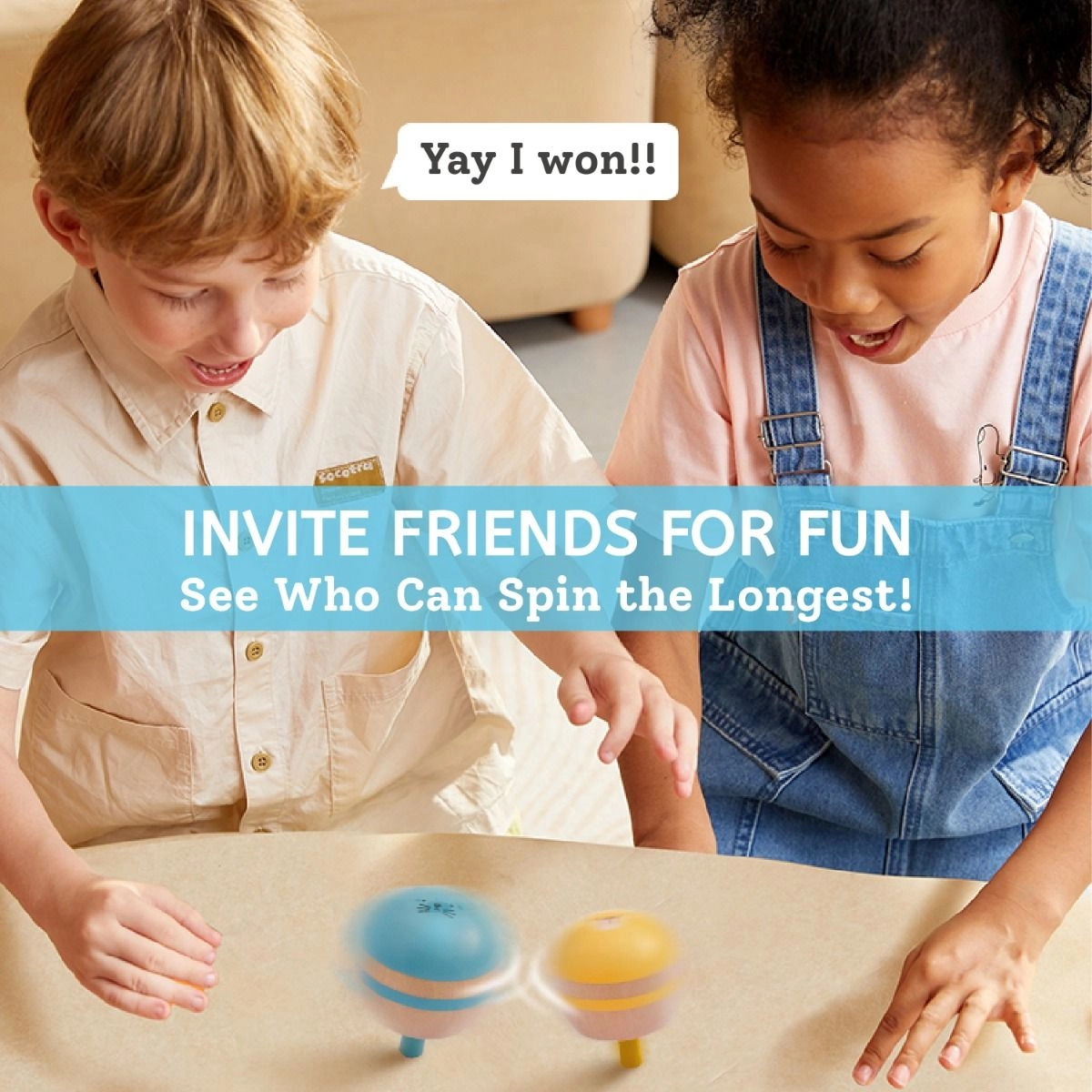 Spinning Top - Dancing Bear - Suitable for 3 years and above