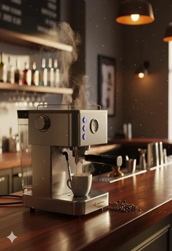 Espresso Coffee Machine 20 Bar ULKA Pump & Milk ME-ECM2048