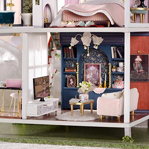 DIY Miniature Dollhouse Kit - Tiny House 1:24