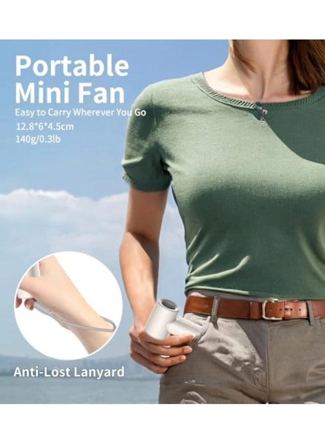 Handheld Fan - 5000mAh Rechargeable 5 Speeds